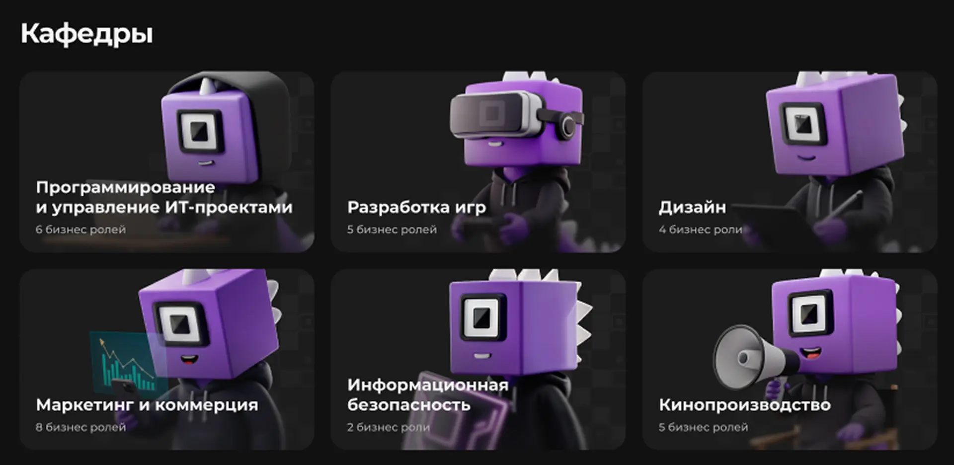 Визуальный стиль направлений