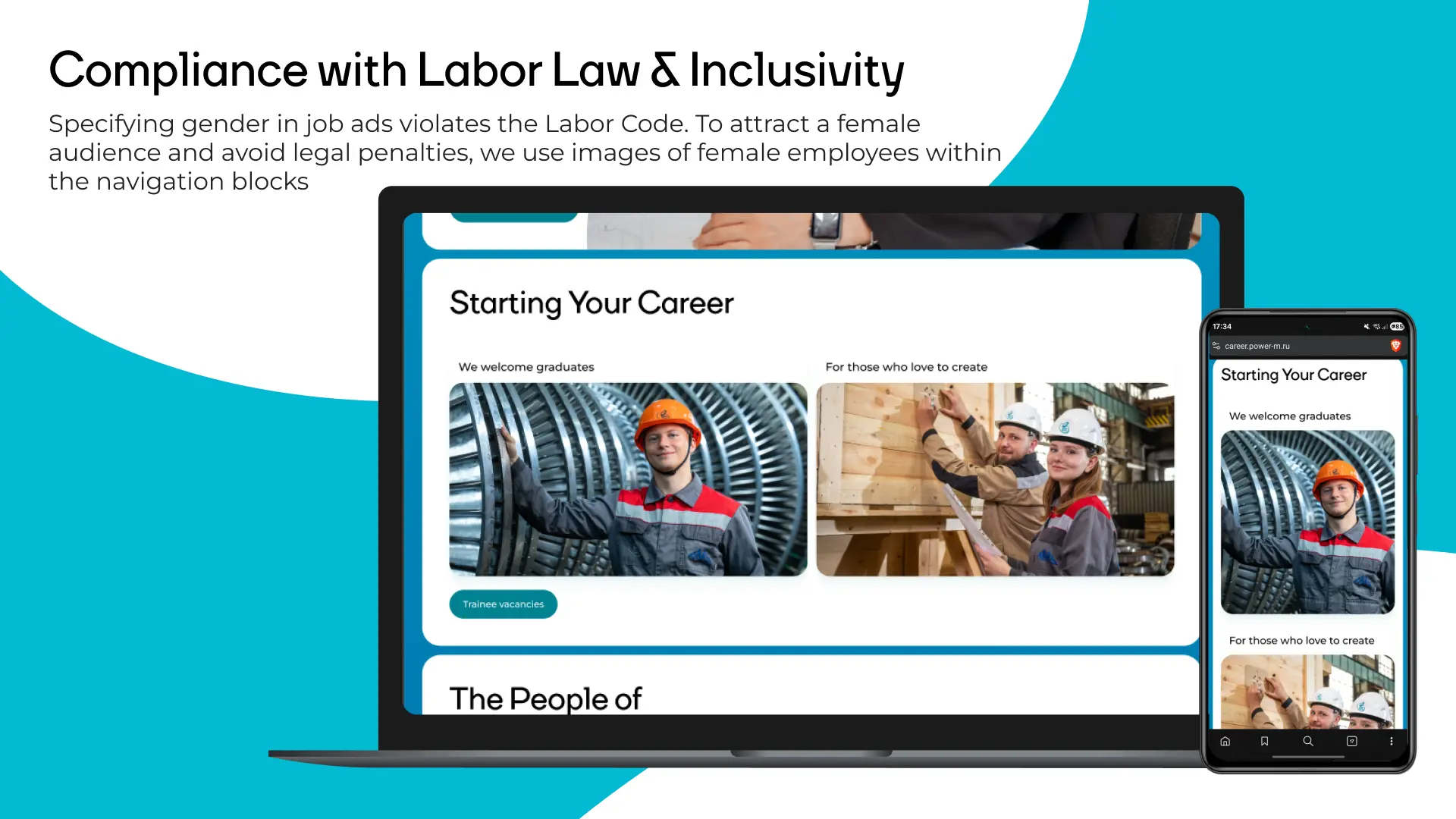 Inclusive navigation design and student onboarding block