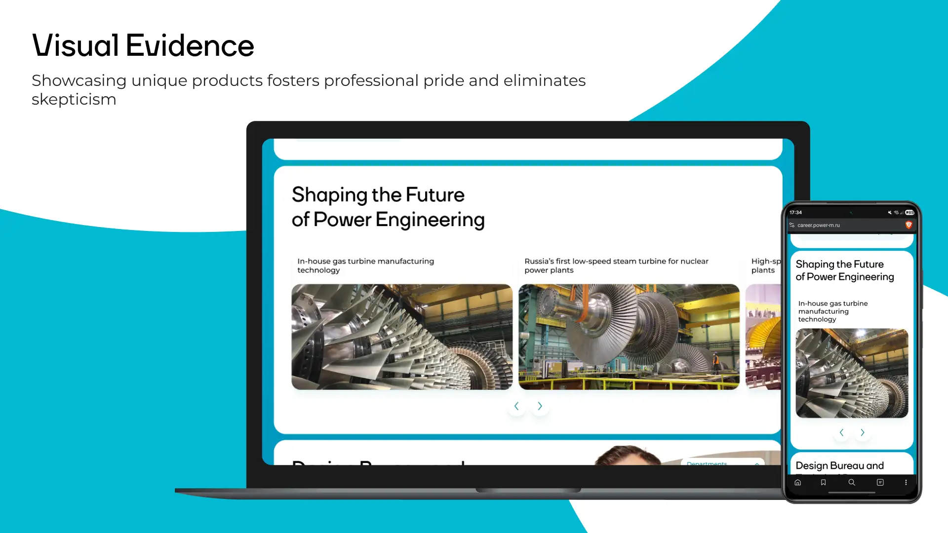 Visual proof block: unique company products